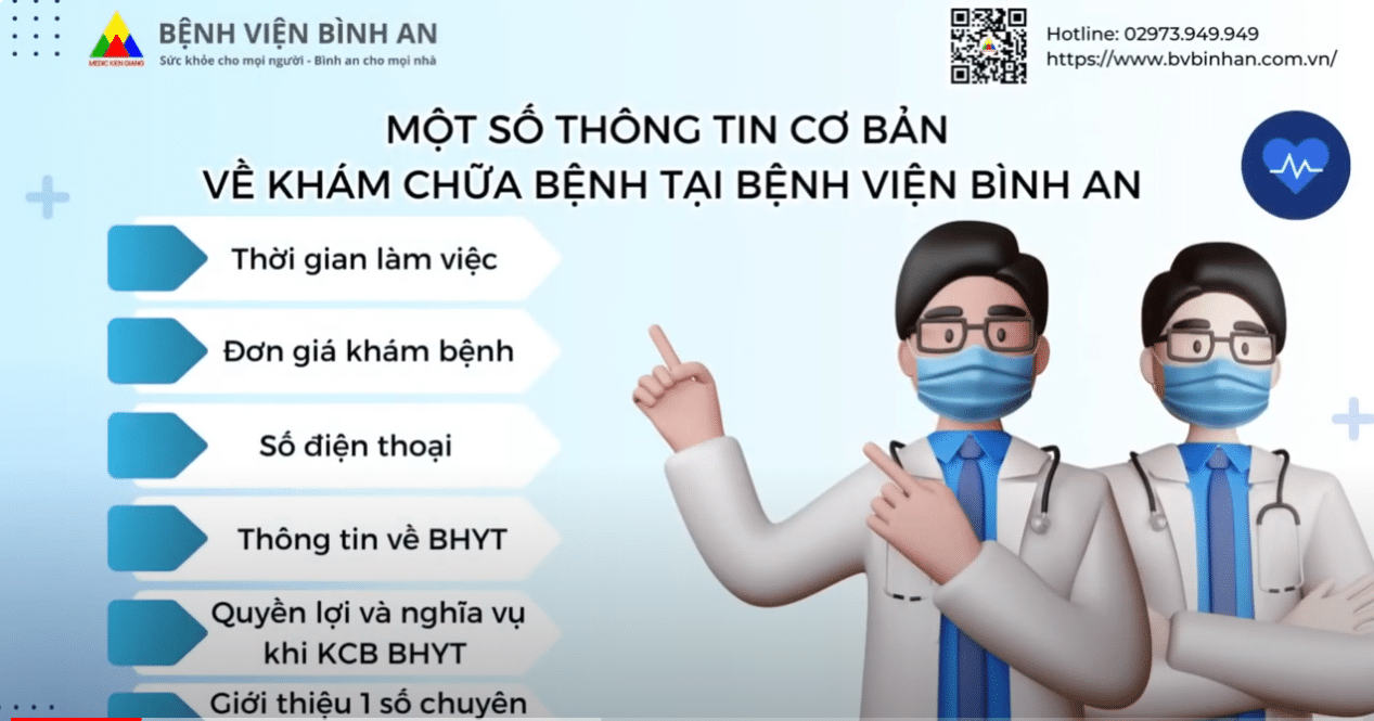 Một số thông tin cơ bản về khám bệnh, chữa bệnh tại bệnh viện Bình An