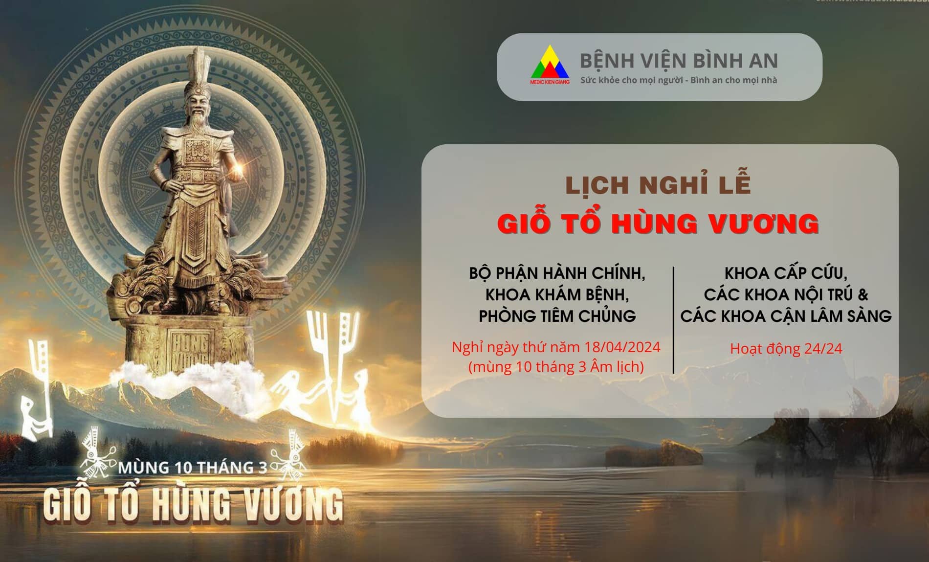 Thông báo nghỉ lễ giỗ tổ Hùng Vương 10/03 Âm Lịch