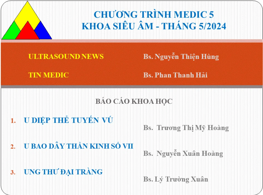 Chương trình sinh hoạt KHKT Medic – Ngày 08/05/2024 (Online)