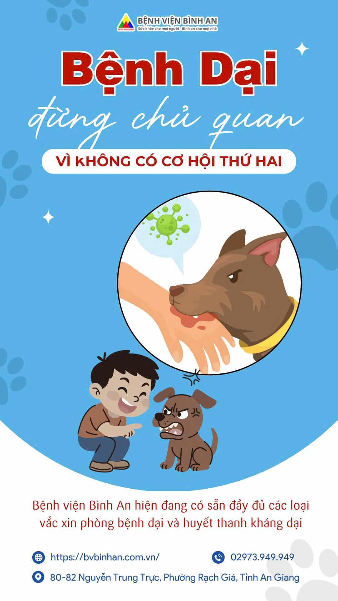 Bệnh dại – Đừng chủ quan, vì không có cơ hội thứ hai!