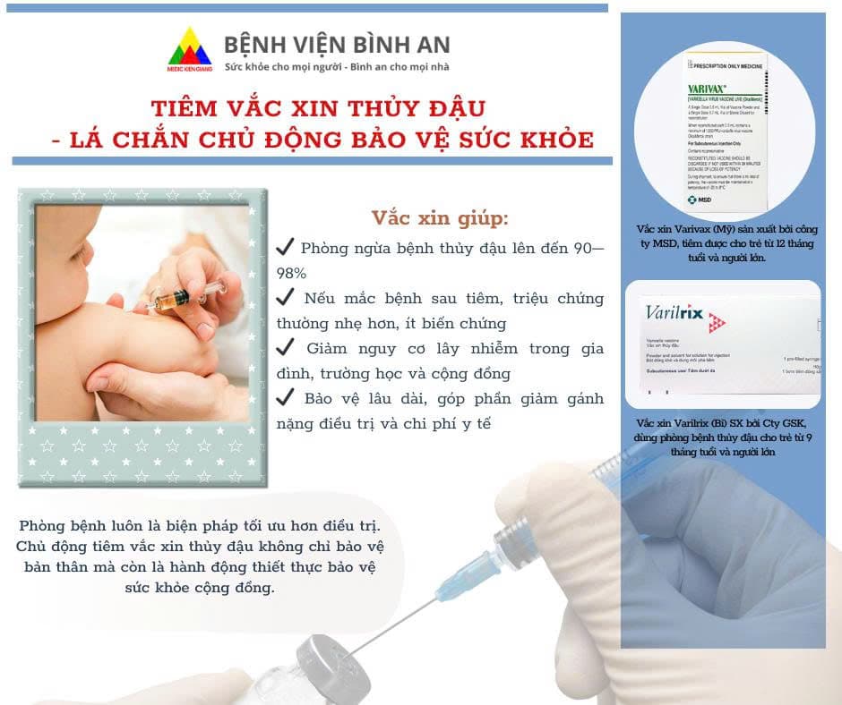 VẮC XIN PHÒNG BỆNH THỦY ĐẬU – LÁ CHẮN CHỦ ĐỘNG BẢO VỆ SỨC KHỎE
