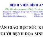 Tư vấn giáo dục sức khỏe cho người bệnh dọa sinh non