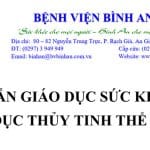 Tư vấn giáo dục sức khỏe đục thủy tinh thể