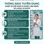 Bệnh viện Bình An thông báo tuyển dụng