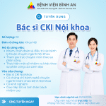 Bệnh viện Bình An thông báo tuyển dụng 06/2026