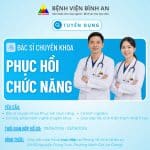Bệnh viện Bình An tuyển dụng bác sĩ chuyên khoa phục hồi chức năng