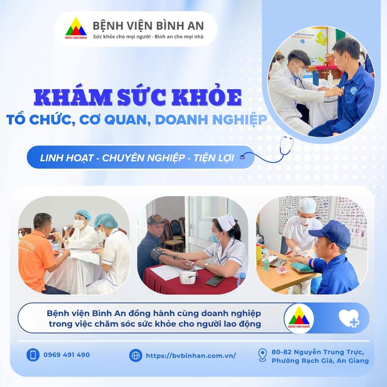 KHÁM SỨC KHỎE DOANH NGHIỆP – CHUYÊN NGHIỆP, LINH HOẠT, TIỆN LỢI