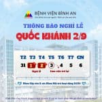 THÔNG BÁO LỊCH NGHỈ LỄ QUỐC KHÁNH 2/9
